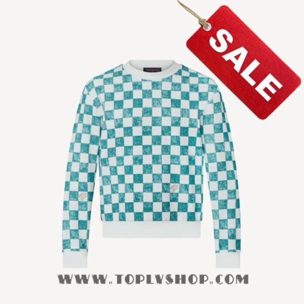 LV Damier Printed Crewneck Louis Vuitton 1A99VC