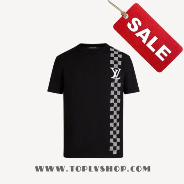 LV Damier Stripe Jacquard T-Shirt Louis Vuitton 1A8P9X