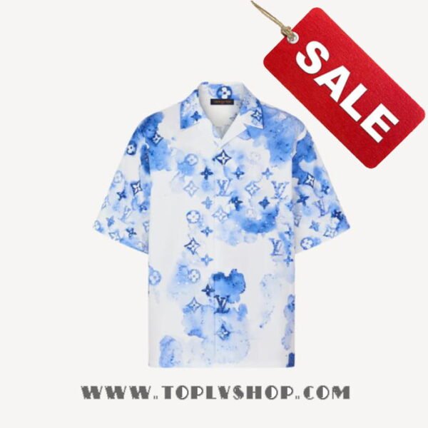 LV Embroidered Watercolor Shirt Louis Vuitton 1A8R0Q