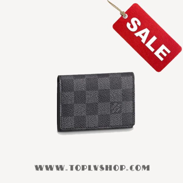 LV Enveloppe Business Card Holder Louis Vuitton N63338