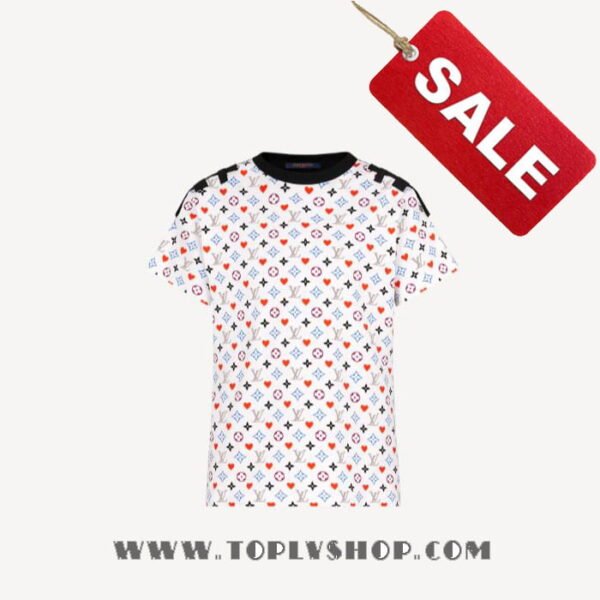 LV 1A8M6X Louis Vuitton Game On Contrast Back T-shirt With Loop Details