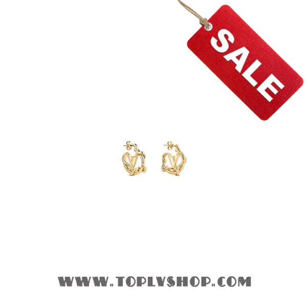 LV Garden Louise Hoop Earrings Louis Vuitton M68938