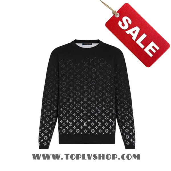 LV 1A8A1P Louis Vuitton Gradient Monogram Crewneck