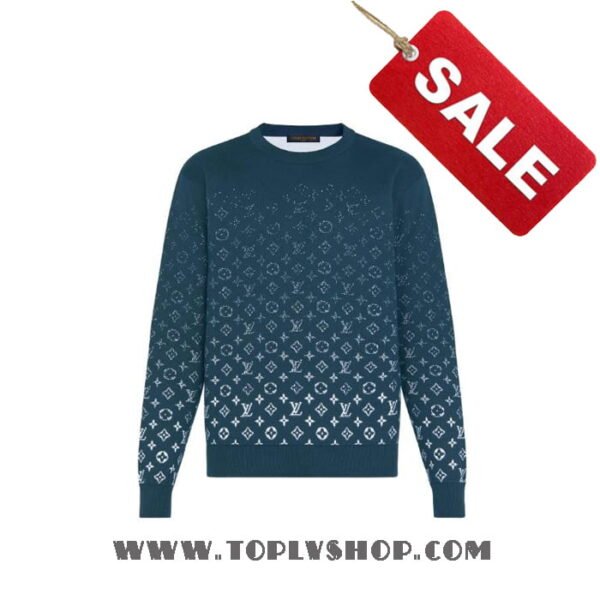 LV 1A8A1T Louis Vuitton Gradient Monogram Crewneck