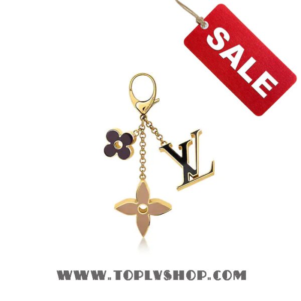 LV Fleur de Monogram Bag Charm Louis Vuitton M67119