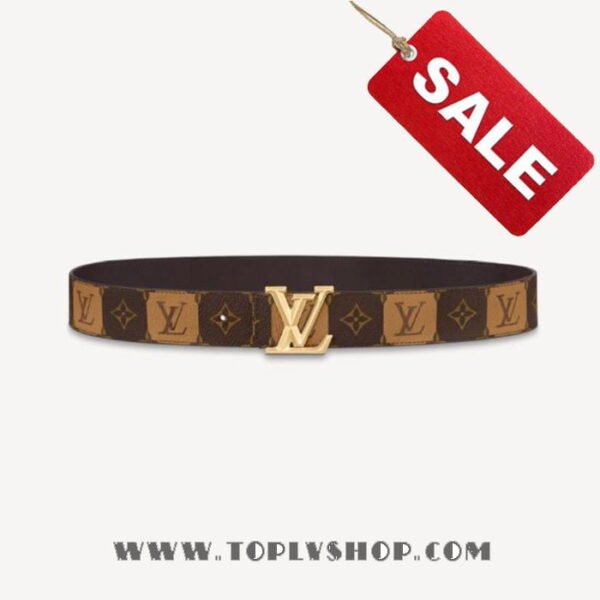 LV Pyramide Stripes 40mm Reversible Belt Louis Vuitton M0470T