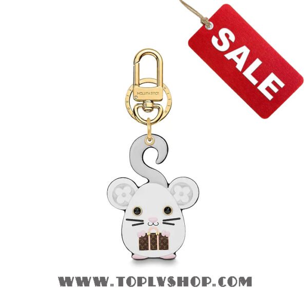 LV Vuittonite Rat Bag Charm And Key Holder Louis Vuitton M69014