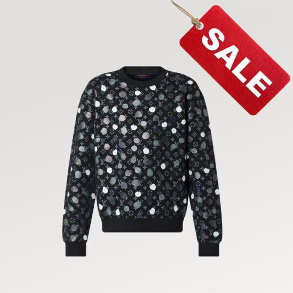 Louis Vuitton LV x YK Painted Dots Printed Crewneck 1AB6J7