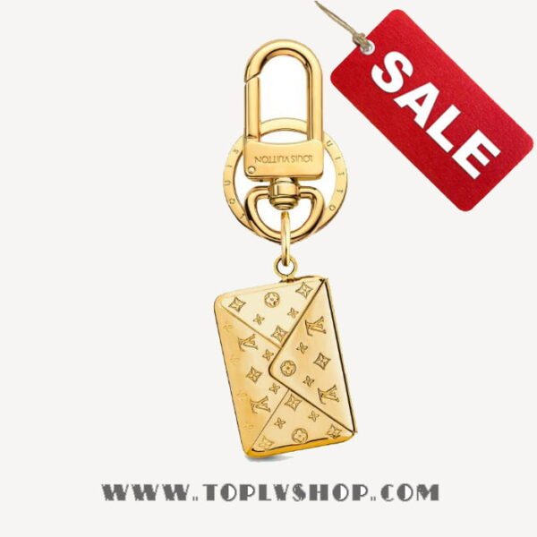 LV M67400 Louis Vuitton Love Note Envelope Bag Charm and Key Holder