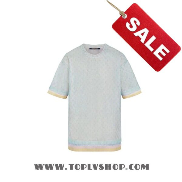 LV 1A7QKQ Louis Vuitton Monogram Tulle T-shirt