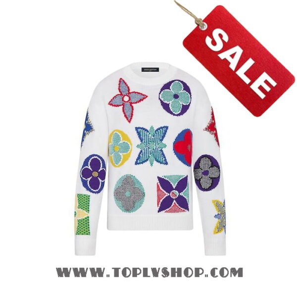 LV 1A7XB9 Louis Vuitton Multicolor Monogram Crewneck