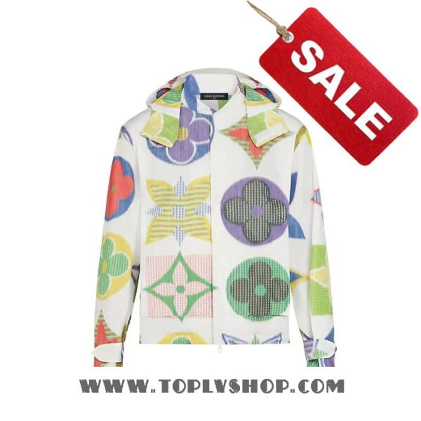 LV 1A7XJS Louis Vuitton Multicolor Monogram Windbreaker