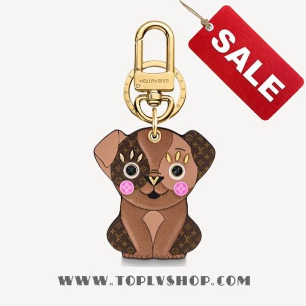 LV Puppy Bag Charm And Key Holder Louis Vuitton M80242