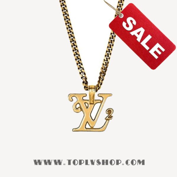 Squared LV Gold Necklace Louis Vuitton MP2692