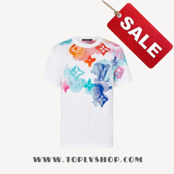 LV Tee Shirt Watercolor Monogram Louis Vuitton 1A8QWA